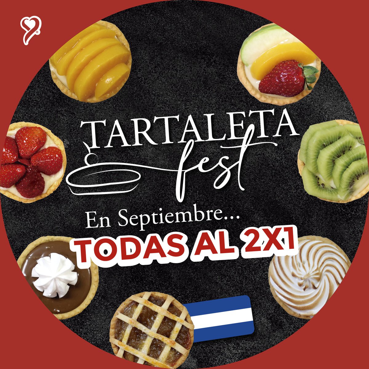 elsyscakes1's tweet photo. Este mes disfruta toooodas nuestras tartaletas al 2x1 ♥ #ElsysCakes #Tartaletas
El dulce sabor que se lleva en el corazón... https://t.co/bzqboQthQh