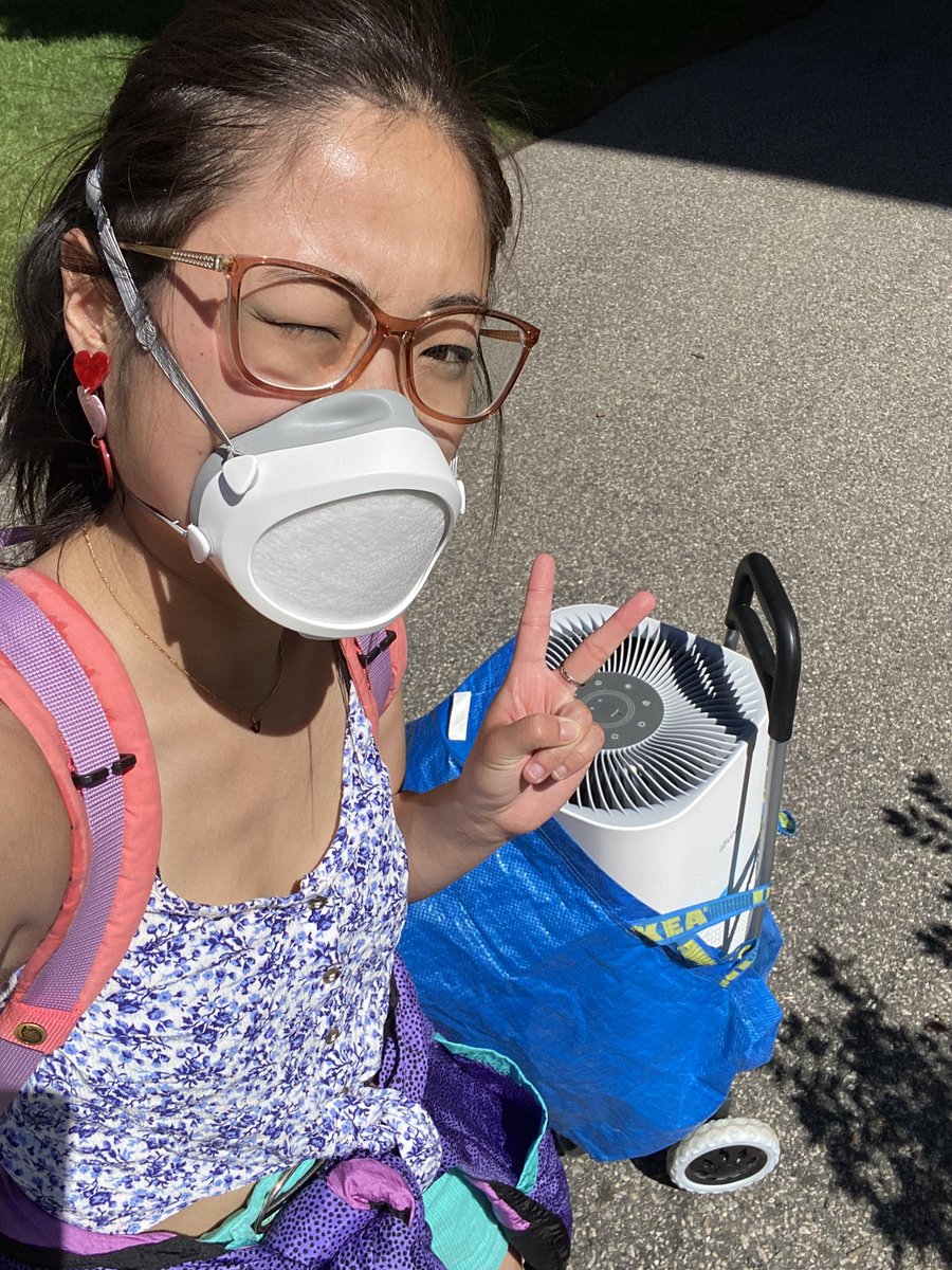 The universities said we are doing the personal responsibility approach so now I will be lugging this large air purifier to my classes 2x a week