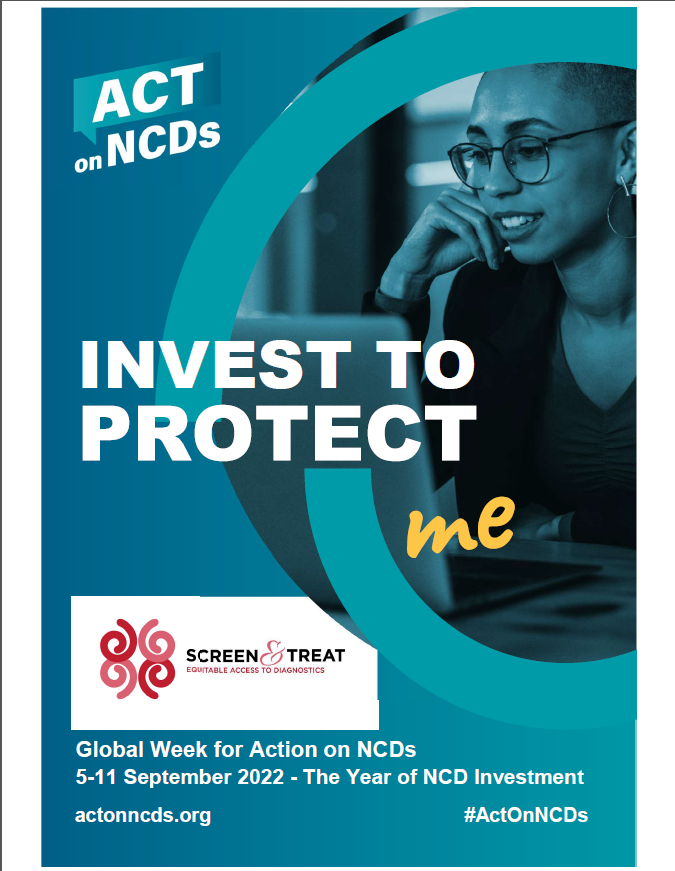 screenandtreat's tweet photo. The human toll of #NCDs is unacceptable, inequitable, and increasing. Governments must INVEST to protect people, health systems and economies! Let’s take action together at 👉 https://t.co/Khb7pj49sU    #ActOnNCDs @melssa_uenr @wncd2022 @NutriDiaM_R @ncdalliance https://t.co/bSynW1h4Iy