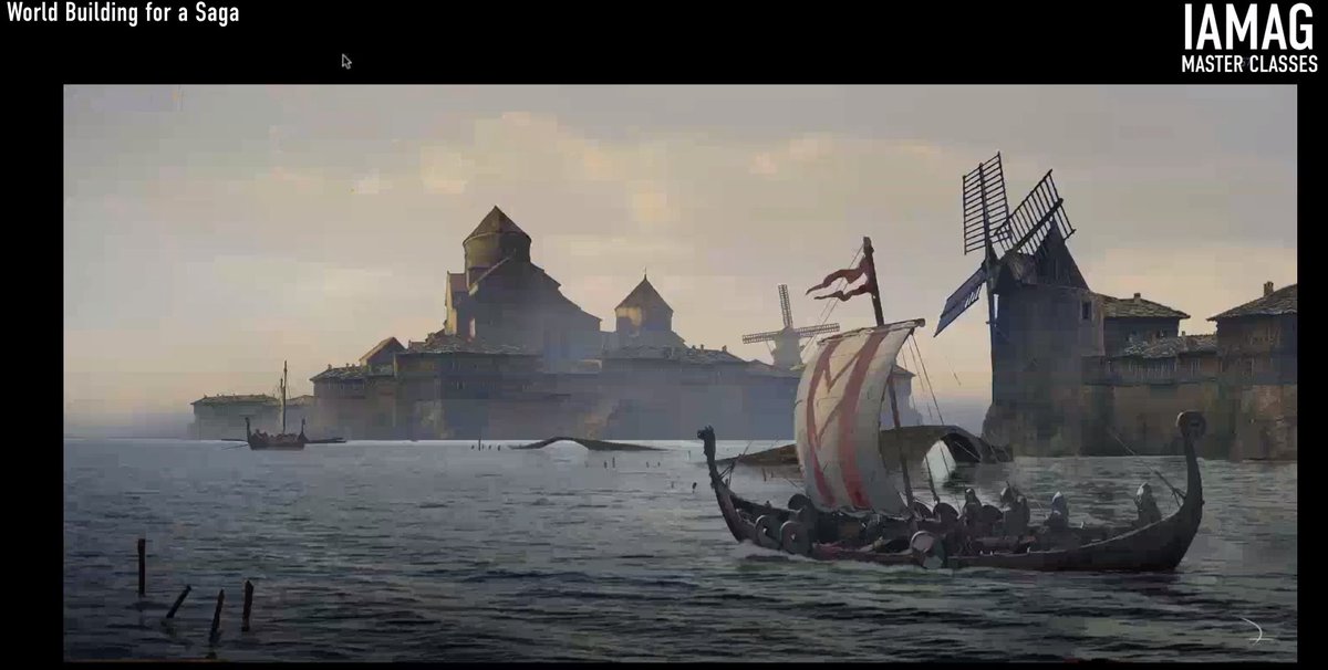 Some stills from Raphael Lacoste Master Class series, Designing worlds for a Saga ( Assassin's Creed ) 

Full Master Class series on IAMAG: https://t.co/sYDcGwrJ3A 