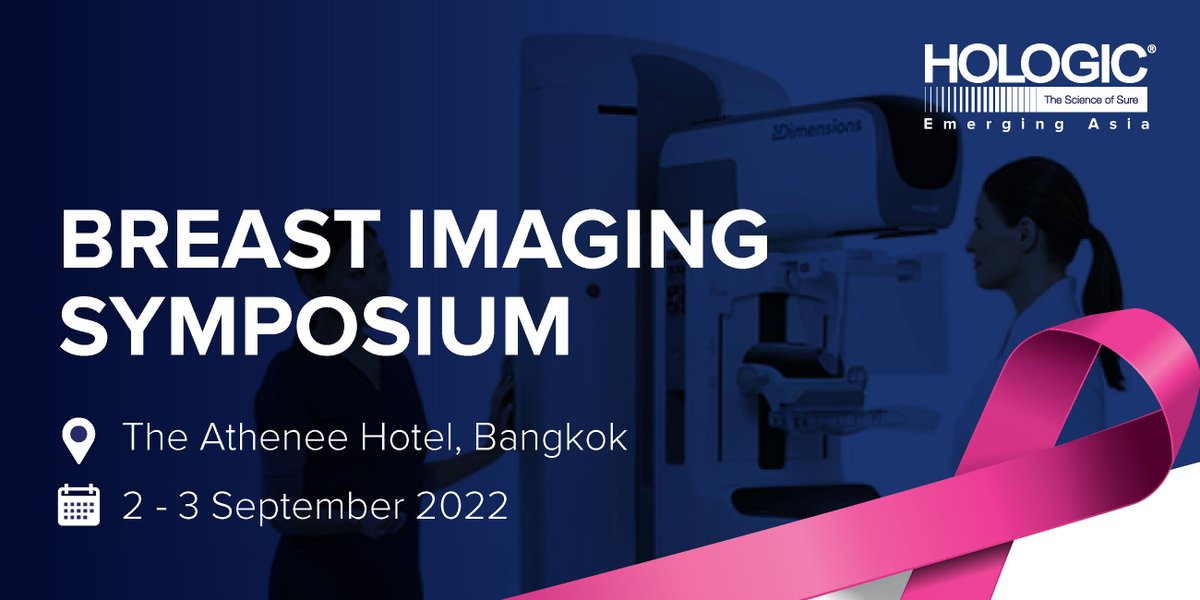 Our #EmergingAsia hosts 'Breast Imaging Symposium' in Bangkok, Thailand on 2-3 Sep 2022. The symposium highlights the latest and greatest in #BreastImaging, talks from leading Radiologists, hands-on workshops, and complex case discussions by expert panelists from USA & APAC)