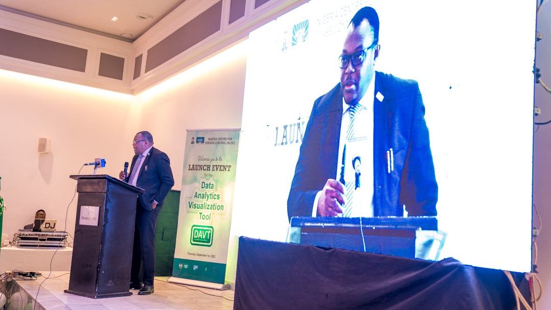 NCDCgov's tweet photo. Yesterday, we launched our Data Analytics &amp; Visualization Tool #DAVT developed with the support of @UMBaltimore @USCDCNIGERIA &amp; @IHVNigeria

#DAVT is an analytical dashboard developed to support surveillance &amp; response at @NCDCgov &amp; State Public Health Emergency Operation Centres https://t.co/QERnfdzh1A