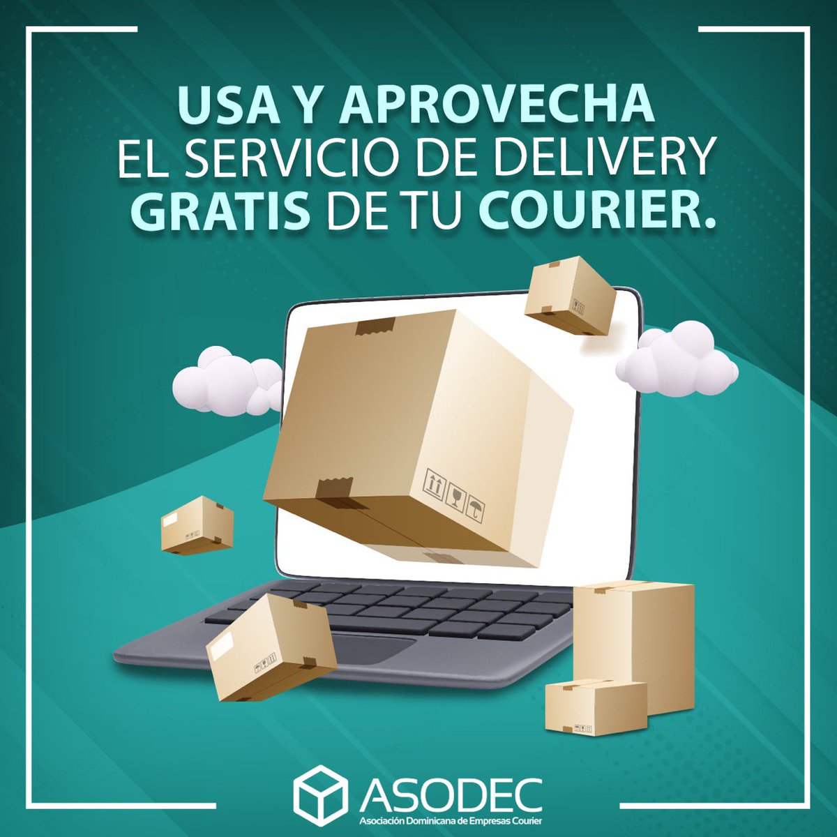 Utiliza el servicio de delivery GRATIS  de tu courier y recibe tus paquetes  en la comodidad de tu hogar u oficina  📦

Realiza tus compras con tiempo y evita los atrasos frecuentes de las líneas aéreas.

#Asodec #comprasporinternet