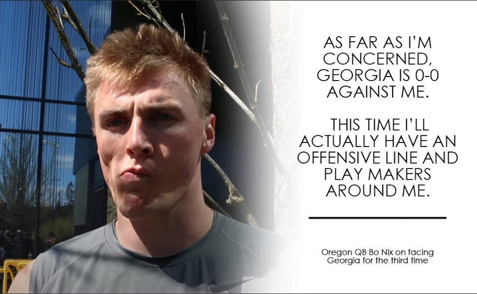 scoduckz's tweet photo. Bo Nix spoke after this mornings practice https://t.co/9c3Aqpq33N
