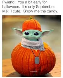 spellmaker's tweet photo. #halloween #babyyoda #pumpkin #showmethecandy #september #october #mambosam #spellmaker #voodoo  #thevoodooboutique  #witch #witchcraft #witchesofinstagram  #magick  #neworleans https://t.co/5IzoSlnXaw https://t.co/l1zGo7HAR7