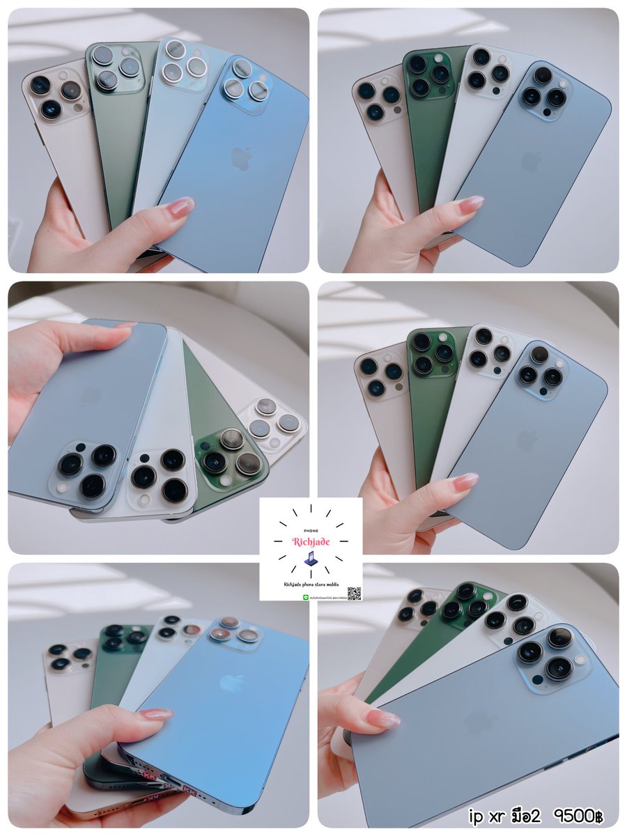 🌈iPhone Xr เปลี่ยนบอดี้ 13 pro #มือ2 ครบสี 🤍💛💙💚 
ความจุที่ 64 gb 
💸 : 9,500บาท 
🇹🇭 : ศูนย์นอกเเท้ LL/A
🔋 : เบต้าแบต 100% 
⚙️ : รับประกัน 15วัน
✨ : สภาพเครื่องสวย ❗️สแกนหน้าไม่ได้ อย่างอื่นได้ปกติ โดยรวมแล้วเครื่องสวยมากค่ะ
🚚 มี COD
#ไอโฟนมือสอง #ไอแพดมือ2 #มือถือมือสอง