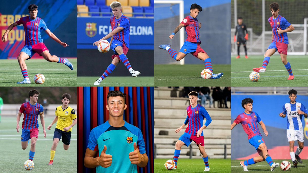 🔵🔴 Barcelona’s 2022/23 UEFA Youth League squad has been revealed. The