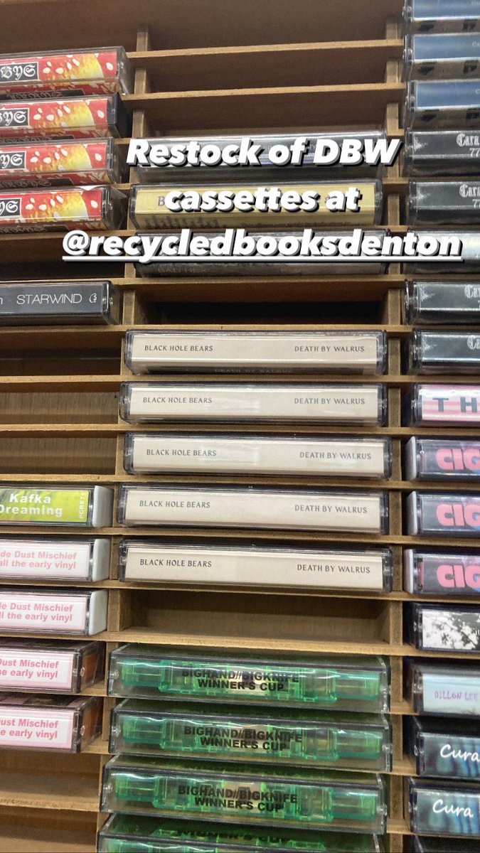 BlackHoleBears's tweet photo. Restocked our merch at Recycled today🤤 https://t.co/l9Ma6JCHfO