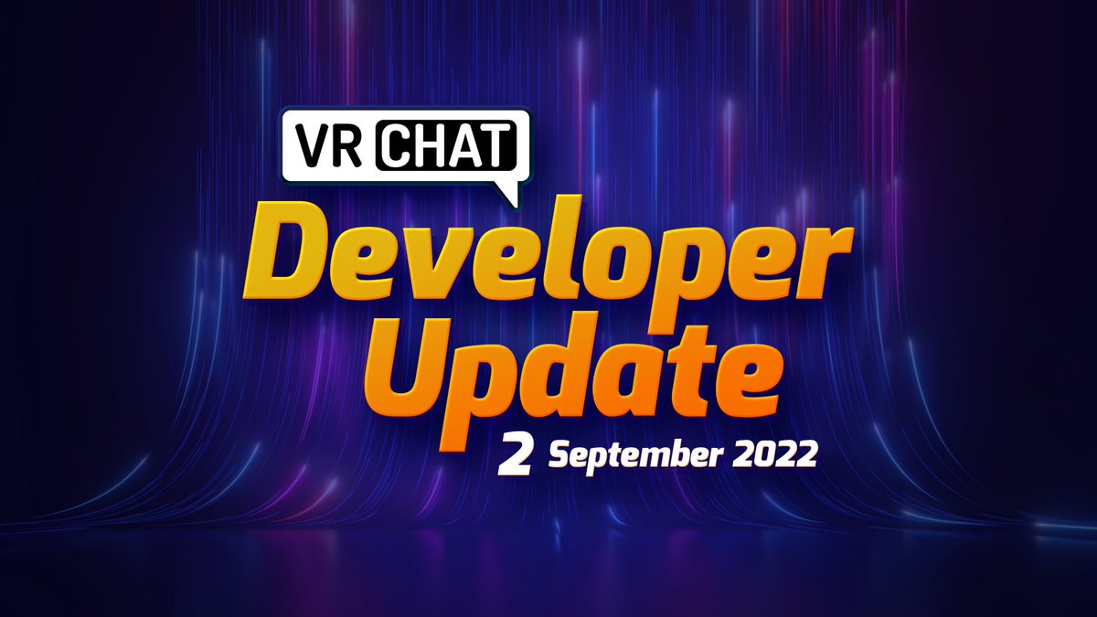 VRChat's tweet photo. Our last #VRChat Developer Update this week recaps work we've been doing to prep the Main Menu for Live Beta, new camera features, an update on Portal Placement, a look into the upcoming OSCQuery system to make OSC EZ, and more!

Enjoy your weekend!

https://t.co/aoIE7UtTKe https://t.co/MINt3Zim1o