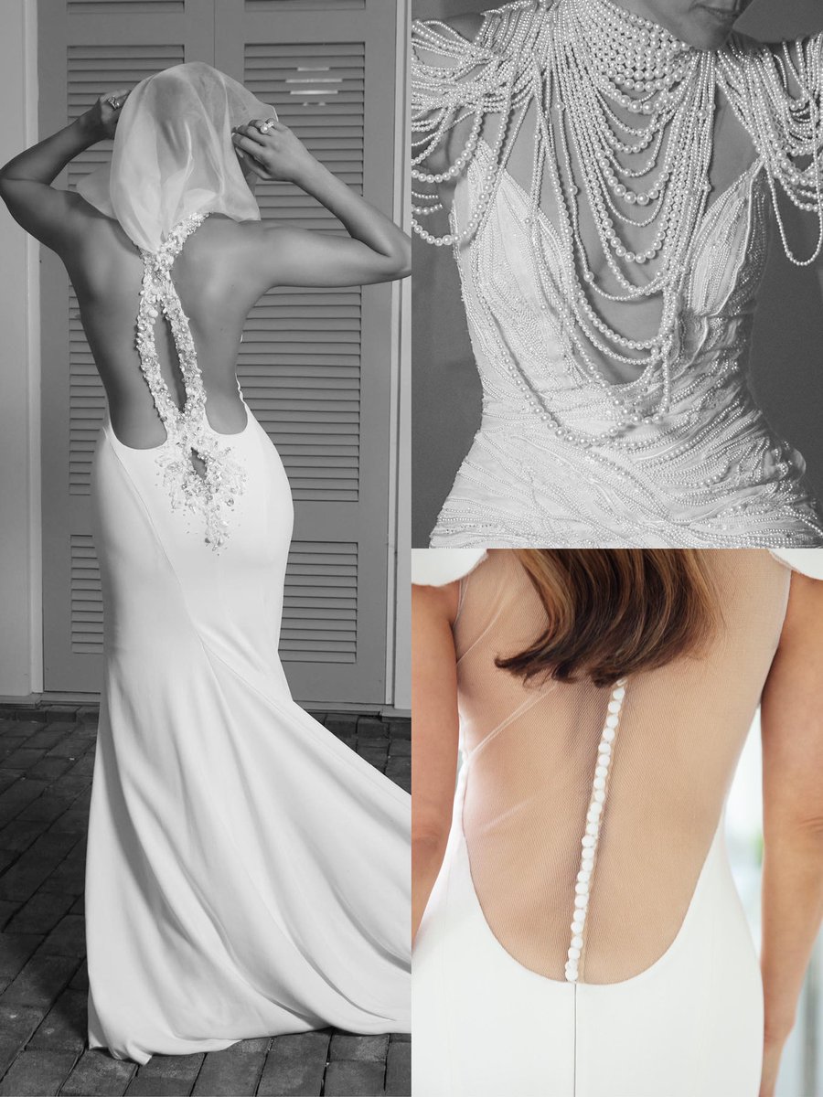 Details of Jennifer Lopez’s wedding dresses by Ralph Lauren