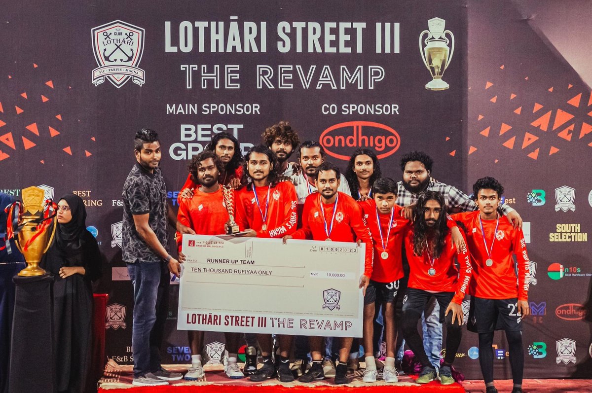 ClubLothari's tweet photo. LOTHĀRI STREET III – THE REVAMP
Runner-up team: GAUMU FC
#LothariStreet #TheRevamp https://t.co/FSe7vnEuZl