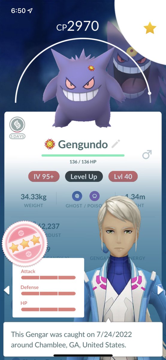 ChubbyPanda42's tweet photo. Best buddy Gengundo!!! #PokemonGOApp #pokemongo https://t.co/YxfBaARrvc
