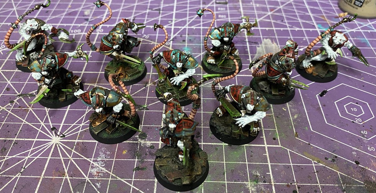 MichaelFritzDE's tweet photo. Converted Nightrunners DONE! 🥷#skaven #warhammer #AOS #ageofsigmar #aoscommunity https://t.co/jxaSviByUL