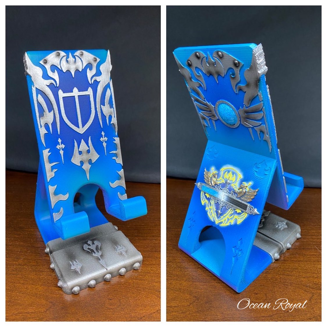 ocean_royal_'s tweet photo. Paladin Phone Stand π‘π‘ Clad in brilliant silver armor, this art piece is built for those who choose to walk the path of the Paladin. Now available on my β¨Etsy Shopβ¨link in bio #ffxivpaladin #FFXIVART #ffxivpld #handmade #crafters #Collectibles https://t.co/uOXfIcU0yS