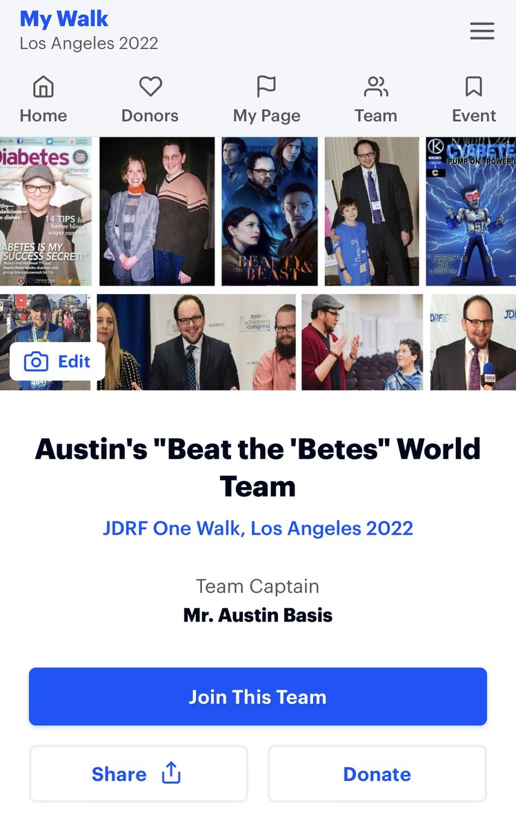 AustinBasis's tweet image. Please DONATE or JOIN my #JDRF Walk team, Austin’s “Beat the ‘Betes” World Team &amp;amp; help turn #TypeOneToTypeNONE. The @jdrfsocal_la #OneWalk is on Sun, Oct 2 at the Rose Bowl in Pasadena,CA. #T1D #diabetes Here’s the link: 
www2.jdrf.org/goto/AustinsBe… 
THANK YOU for your support!💙💙💙