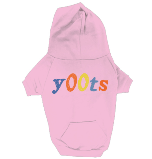 p0nyClub's tweet photo. @frankdegods @y00tlist Might even have to get something for the fur baby - matching hoodies 😍 https://t.co/rTzMLFQ1VT