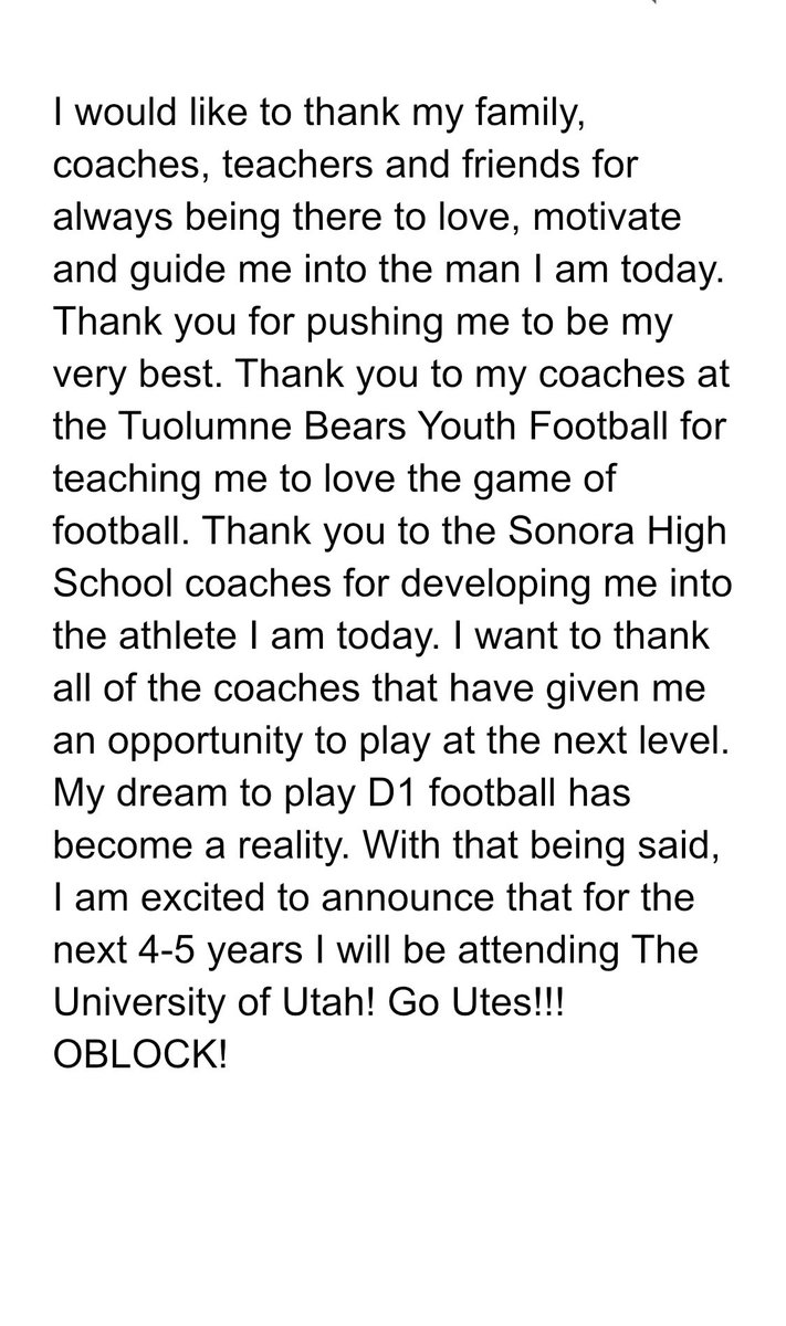 Roger Alderman (@aldermanroger) on Twitter photo 100% Committed to <a href="/Utah_Football/">Utah Football</a> #GoUtes #OBLOCK <a href="/UtahCoachWhitt/">Kyle Whittingham</a> <a href="/coachjharding/">Jim Harding</a> <a href="/SonoraHigh/">Sonora High School</a> <a href="/BrandonHuffman/">Brandon Huffman</a> <a href="/On3Recruits/">Follow <a href="/Rivals/">Rivals</a></a> <a href="/NorCalPreps/">NorCalPreps.com</a> @Rivals @SBartle247 <a href="/kirkClifton4/">kirk Clifton</a> <a href="/reginaalderman/">Regina Alderman</a> 100% Committed to <a href="/Utah_Football/">Utah Football</a> #GoUtes #OBLOCK <a href="/UtahCoachWhitt/">Kyle Whittingham</a> <a href="/coachjharding/">Jim Harding</a> <a href="/SonoraHigh/">Sonora High School</a> <a href="/BrandonHuffman/">Brandon Huffman</a> <a href="/On3Recruits/">Follow <a href="/Rivals/">Rivals</a></a> <a href="/NorCalPreps/">NorCalPreps.com</a> @Rivals @SBartle247 <a href="/kirkClifton4/">kirk Clifton</a> <a href="/reginaalderman/">Regina Alderman</a>