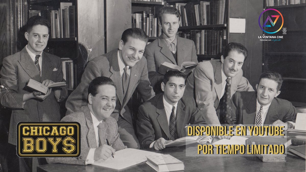 laventanacine's tweet photo. Mientras esperamos ansios@s que llegue el domingo, liberamos nuestro primer documental: #ChicagoBoys en nuestro canal de YouTube. Solo hasta el sábado a las 23:59 👀

Míralo aquí 👉​ https://t.co/vixFis2ksn
@carolafuentes https://t.co/DrwbYaV9cQ