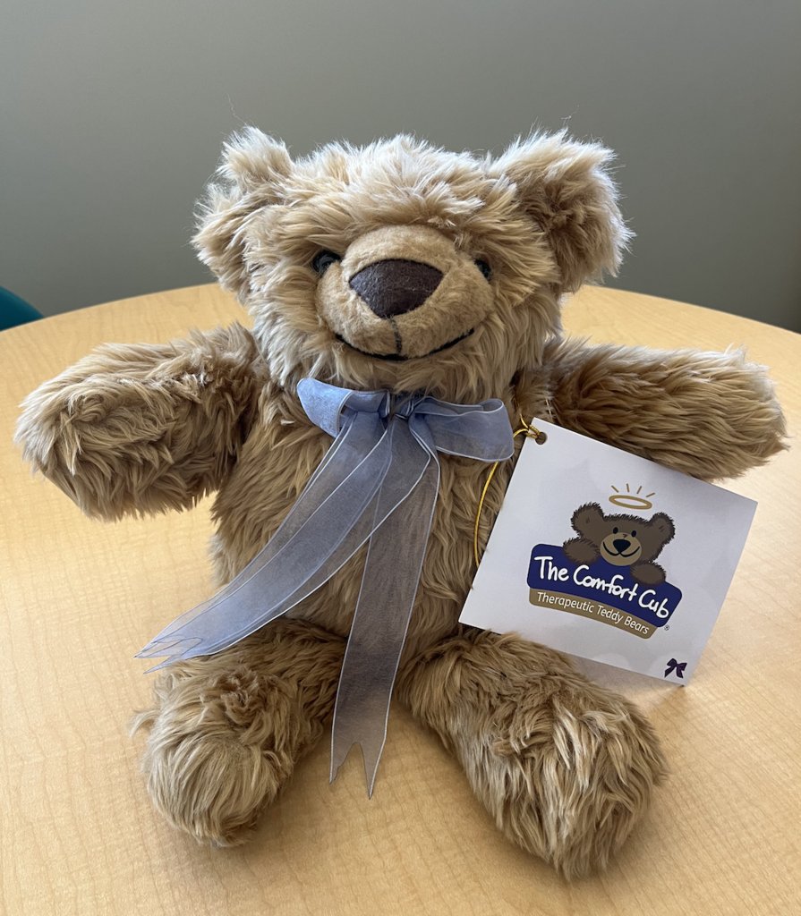 MissionEUSD's tweet photo. Thank you to @thecomfortcub for donating the cutest “Comfort Cubs” to our Wildcat students. These teddy bears will be used to comfort students who may be experiencing trauma or loss. Also, thank you Lily Chavez, for helping make this happen! #TheComfortCub #EUSDlearns https://t.co/G3Hg71ng0m