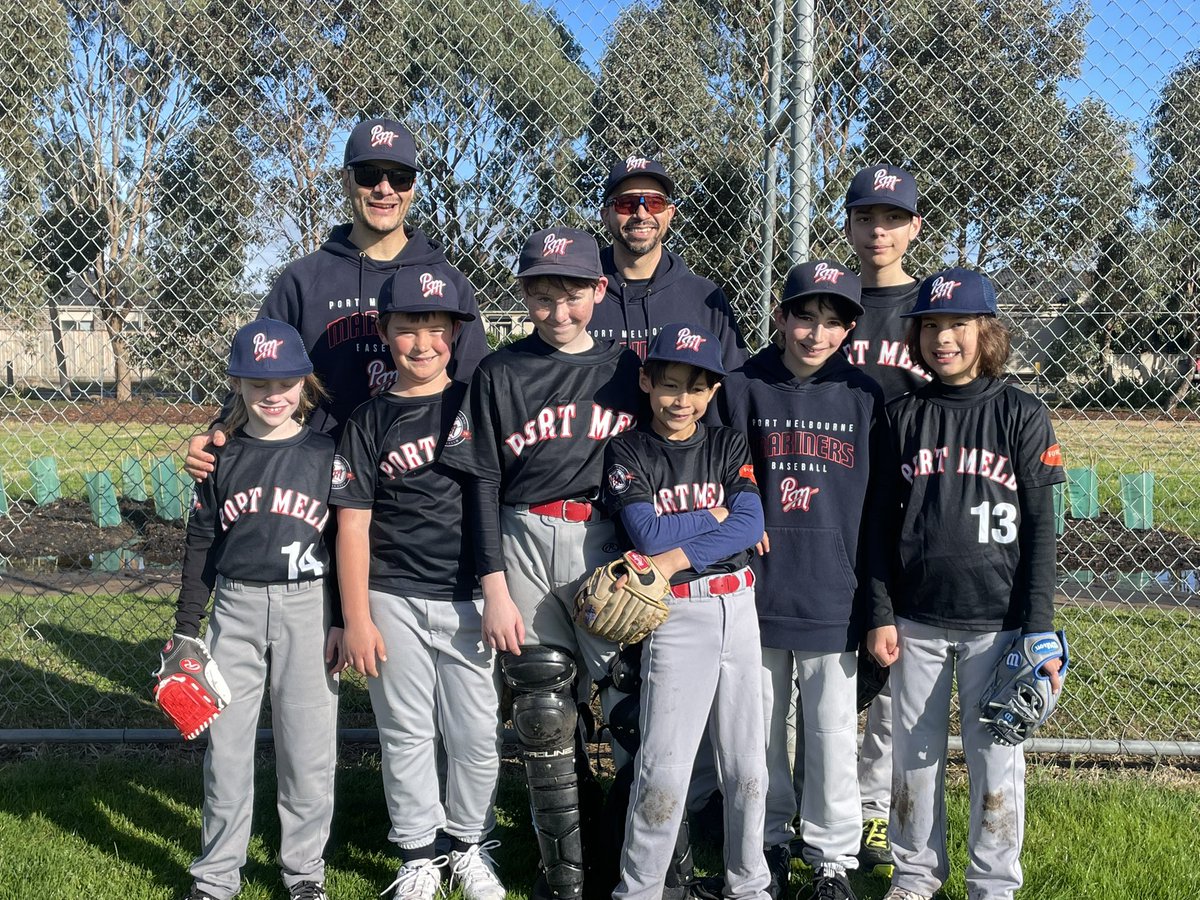 nyy_cate's tweet photo. It’s game time. 
Proud of this group of kids, no matter what the result is. #MWBL #PortMariners 💙❤️ https://t.co/aq1UcvUoU3