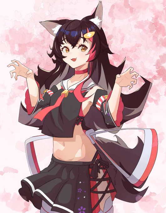 大神ミオ#みおーん絵 