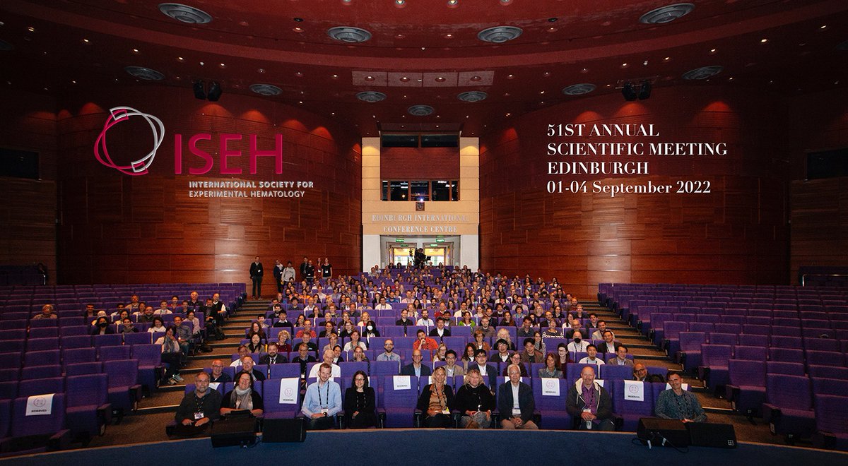 Great #ISEH2022 meeting <a href="/ISEHSociety/">ISEH</a> in Edinburgh <a href="/eicc/">EICC</a> where up to 400 delegates gather together to discuss great science in haematology #stemcells #erythropoiesis #hematopoiesis #leukemia #blood #research #science #Edinburgh