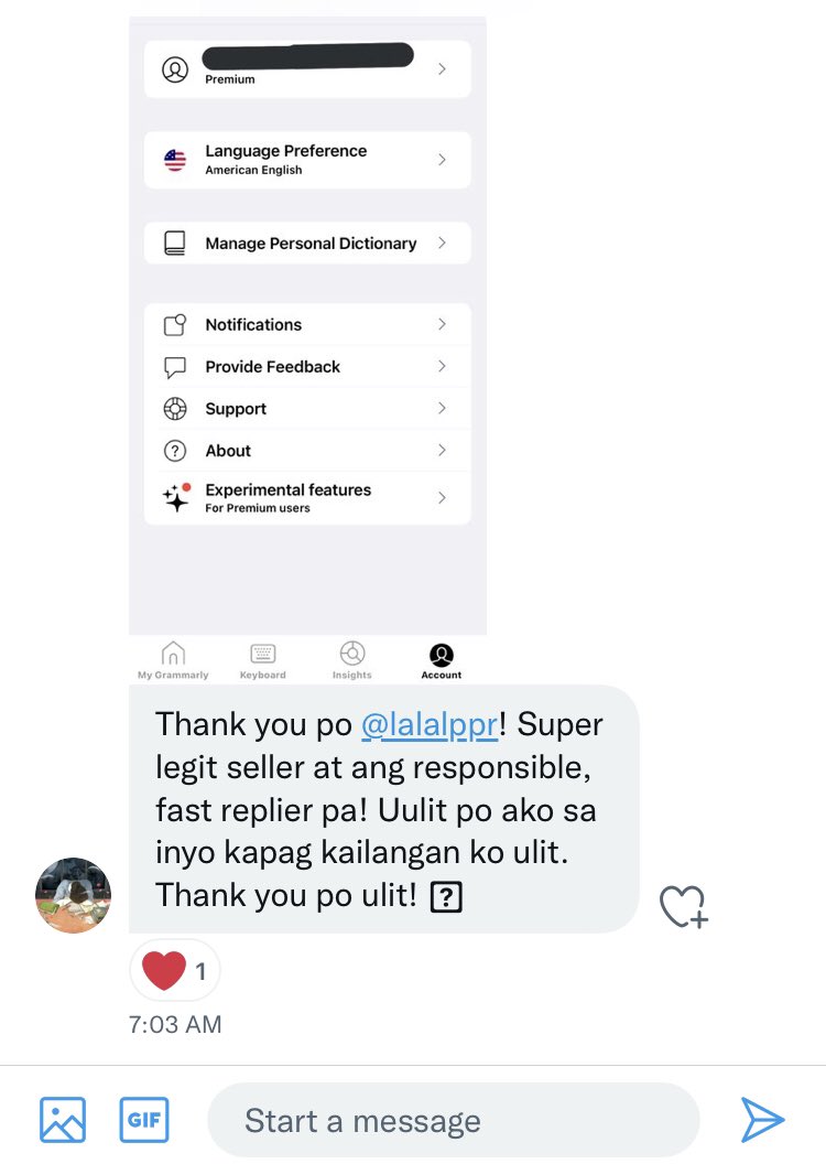 — grammarly 3 months. #lalaproofs
