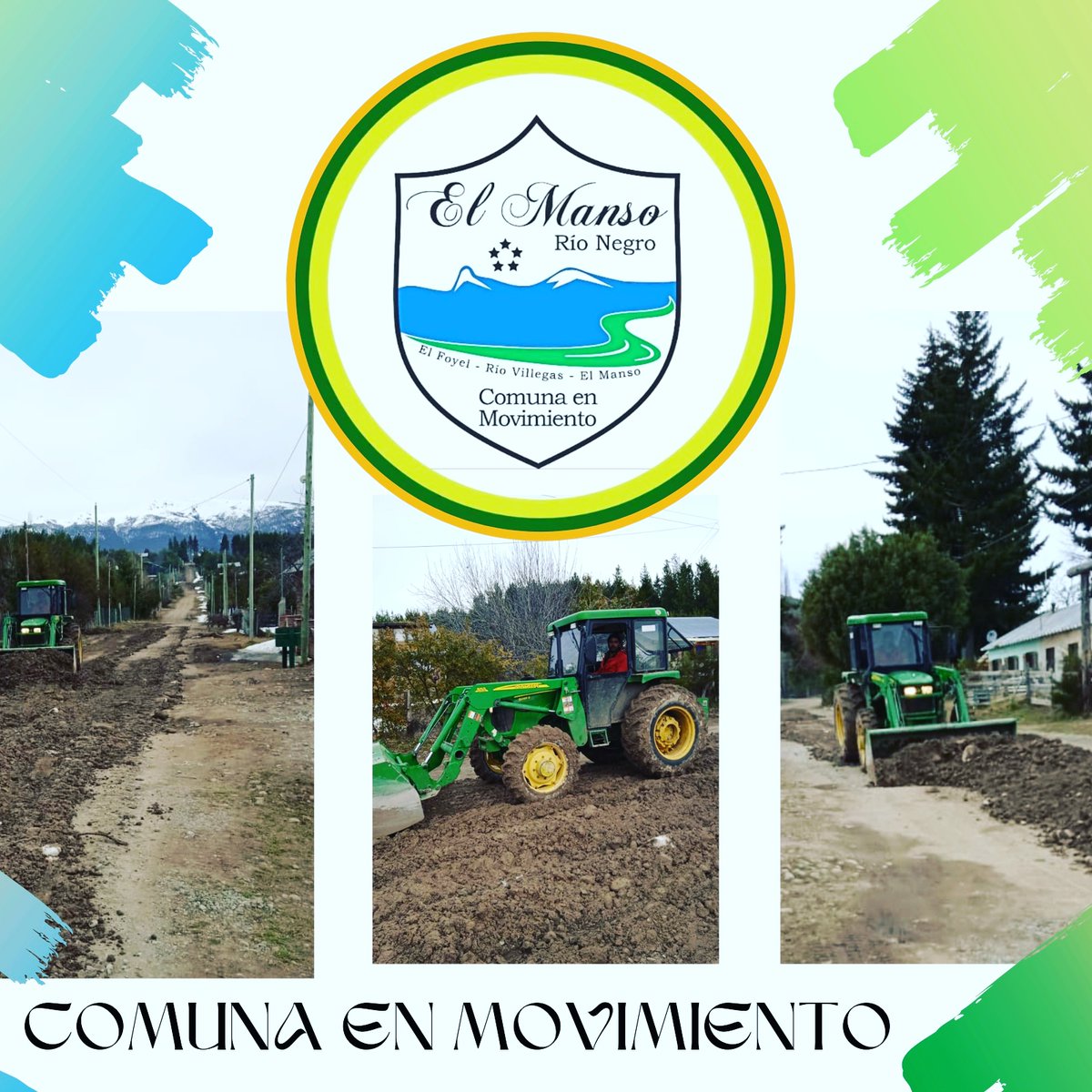 El equipo de trabajo de la Comisión de Fomento se encuentra realizando diversos trabajos de enripiado en el Paraje El Foyel, agradecemos a Santiago Miranda y Nazareno Belmar por su compromiso con nuestra Comuna.

Comisión de Fomento El Manso Gobierno de Río Negro.