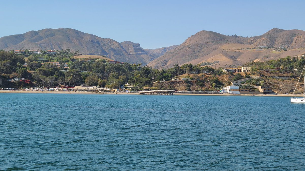 On the hook in Paradise Cove, CA. Perfect day on the water.