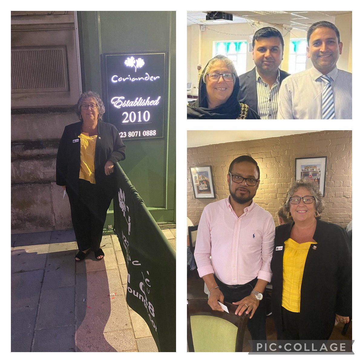 TheSotonMayor's tweet photo. Thanks to our friends at the Coriander Lounge for supporting the Lord Mayors Charity with a kind donation. Excellent food as always. #800thmayor #civiclife https://t.co/ihUUXpadwI