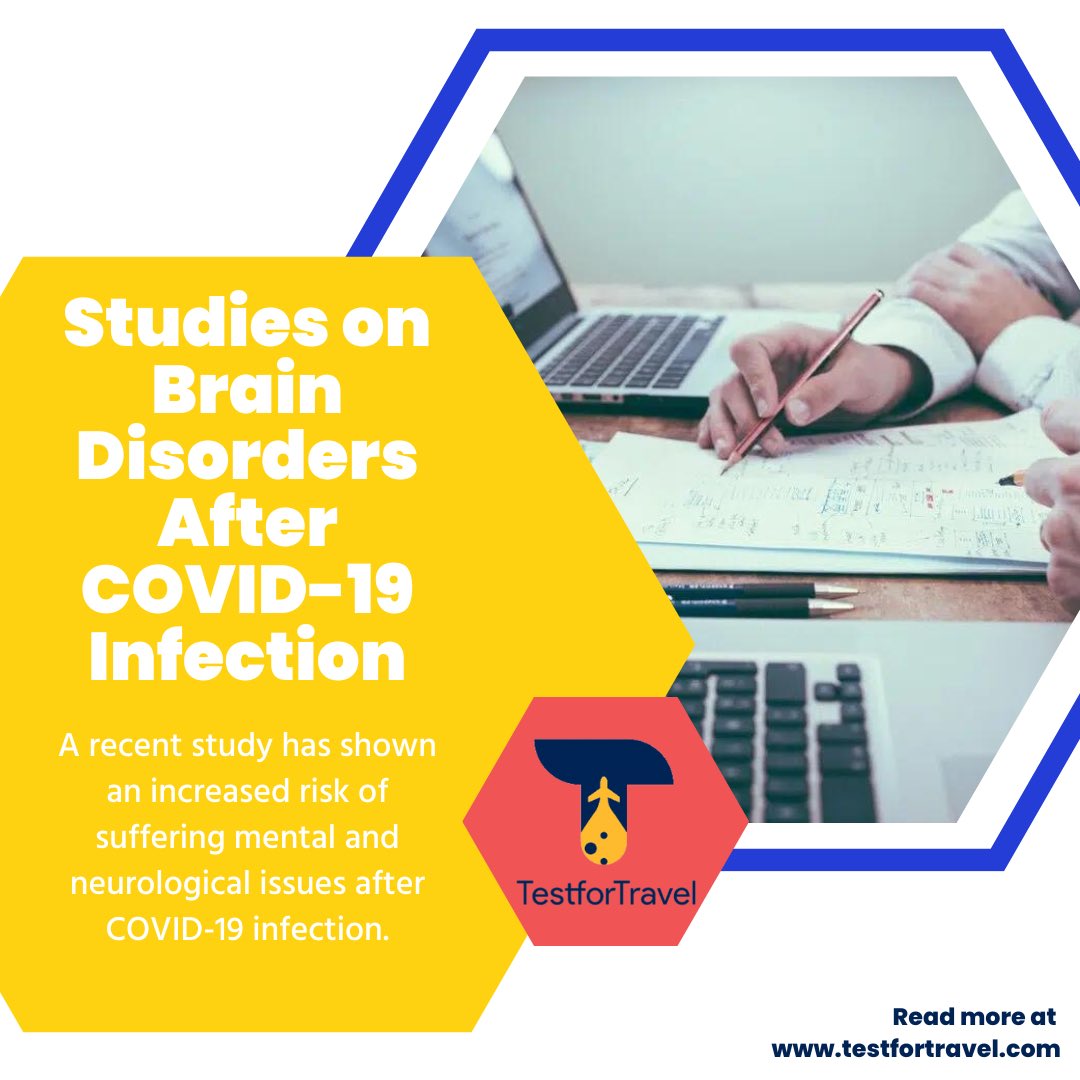 TestforTravel's tweet photo. What is the connection to brain disorders after COVID-19 infection? Our recent blog post covers all the news we know. Visit https://t.co/9olbyqZo8m for more!
#Travel #TestForTravel #Traveling #Summer #COVID19 #COVID #COVIDTesting #COVIDTest #China #Brain https://t.co/U7aXfkhwfX