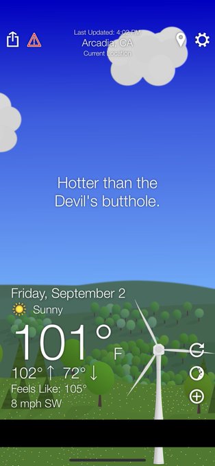 2 pic. Since it’s been so ridiculously hot this is how I drive around now. Who is gonna stop me?! https://t