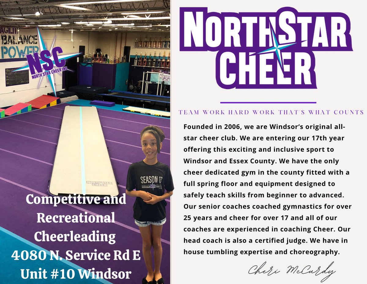 NorthStar_Cheer's tweet photo. Get ready for Season 17 recreational classes starting soon! #NSC #cheer #cheerwindsor https://t.co/CY11IltyUt
