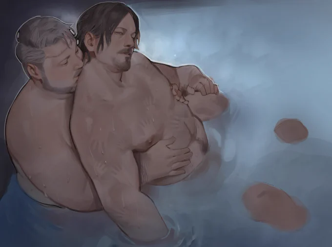 a very nice hot spring  
