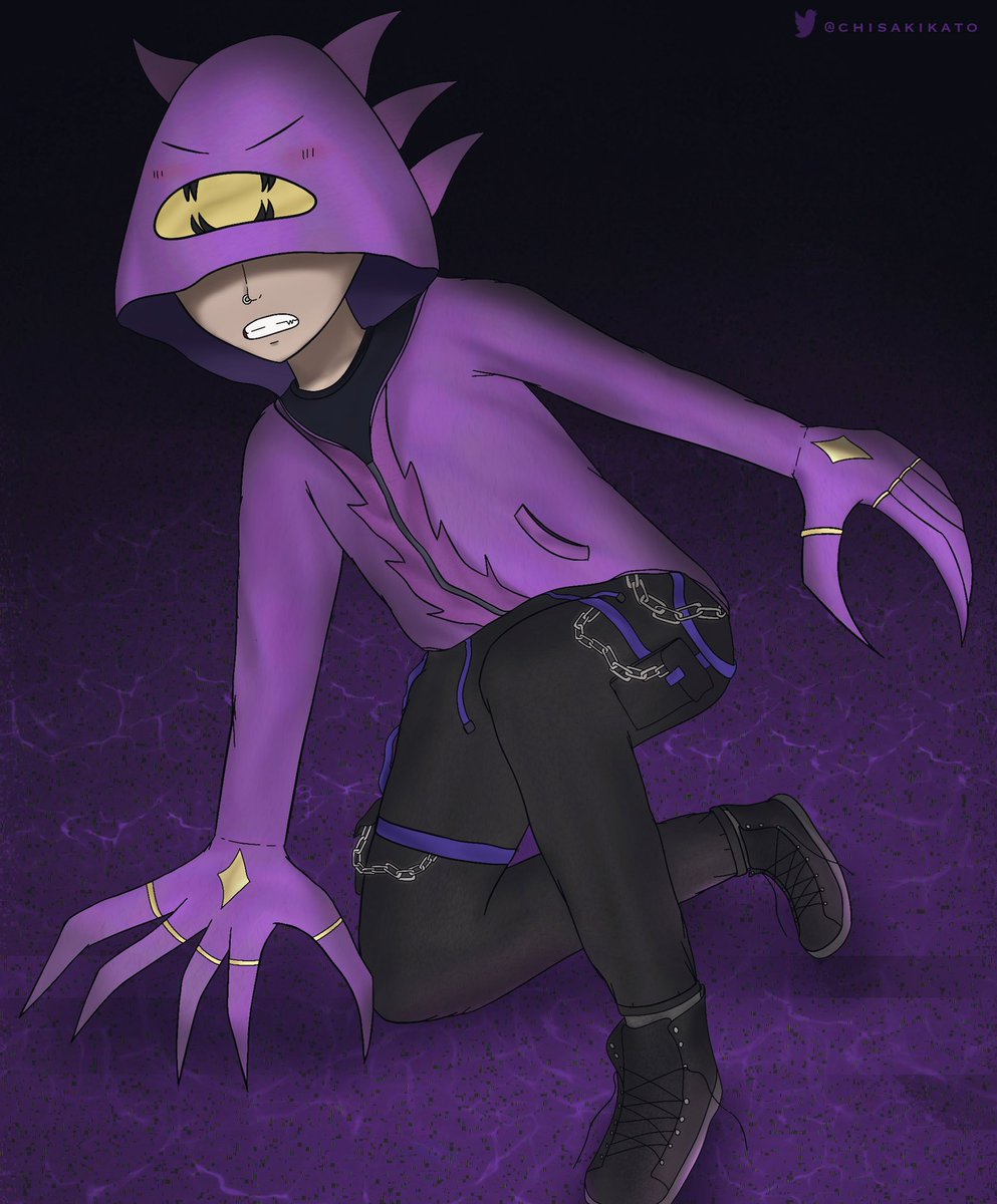 chisakikato_'s tweet photo. GIVE THIS FRIENDLY GHOST SOME LOVE 👻💜✨ I hope you like it! @g0suto_VT ✨

#vtuber #Hauntart #gosuto #ArtistOnTwitter #vtuberfanart https://t.co/Lor4W24xmD