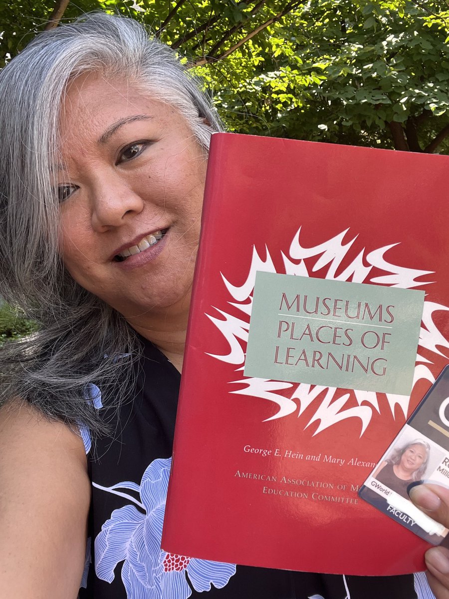 time4qna's tweet image. My first “First Day of School” pic since 2014…delighted to return as adjunct faculty for GW’s Museum Education Program.