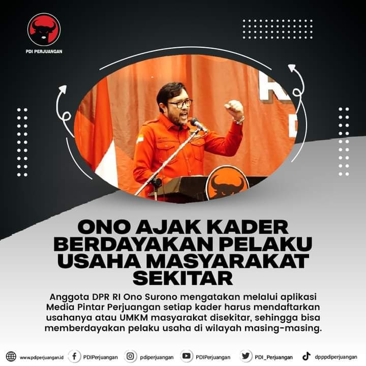 DPCPDIPKOTASMI's tweet photo. Ono Ajak Kader Bangun Budaya Gotong Royong Untuk Perkuat Ekonomi

#PDIPerjuangan
#bangunlahjiwadanbadannya
#SolidBergerak https://t.co/iQA4KCW74o