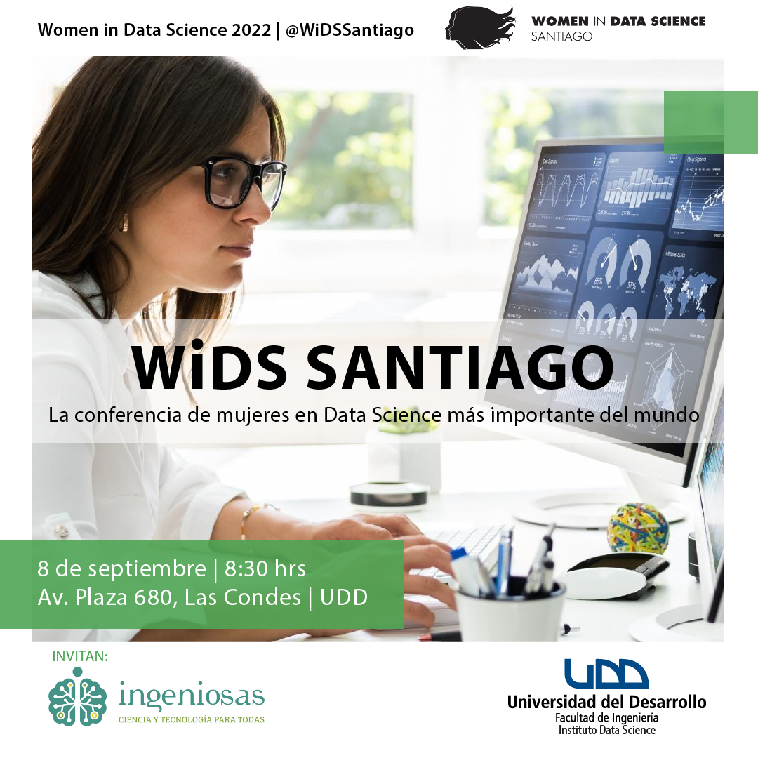 ingenieriaUDD_'s tweet photo. Te invitamos a @WiDSSantiago, evento independiente organizado por @lbravoc , Directora del Instituto de Data Science DD y @TechuLarraechea, Directora de @Ingeniosas_cl para coincidir con la conferencia anual Global Women in Data Science (WiDS) Worldwide.
👉https://t.co/GRPjavsOob https://t.co/UuRSajDW2E