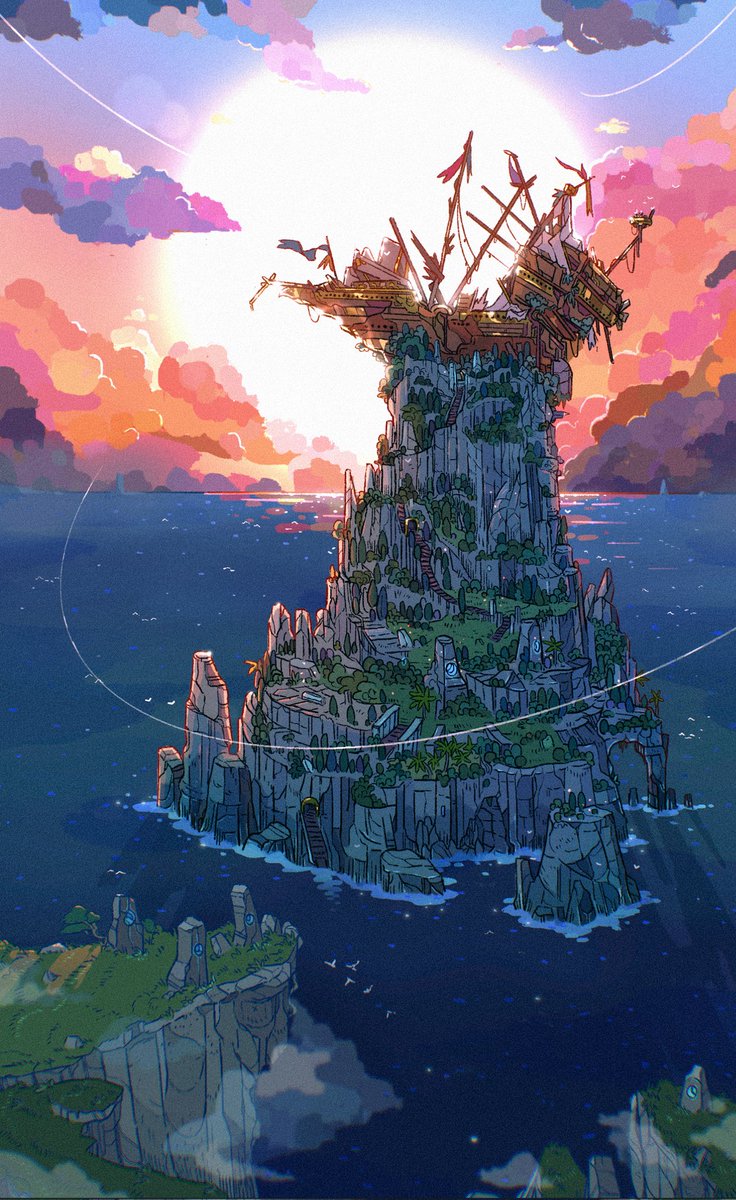 There went winding a last path. Salt-glinting, sand-specked. Verged in spindling hawthorns. Then, the path was no more. No more false summits or blind-bends, no land left. Only the Old Sentry, the empires of ocean and the secrets that dream in the depths beneath.

#boardgames