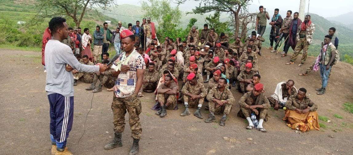 JUNTA_1_'s tweet photo. Reports: 104th and 105th regiment  captured ENDF commando FORCES. https://t.co/gB8hnjkD4S