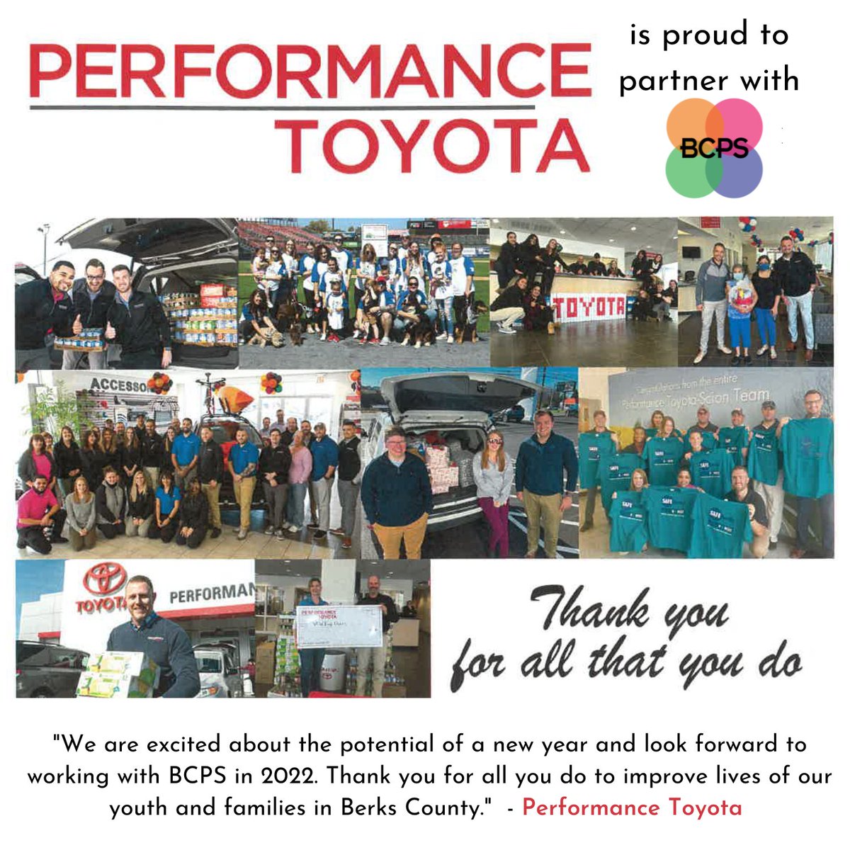 ConnectionsWk's tweet photo. Thank you PERFORMANCE TOYOTA, Life Improvement Sponsor for our Returning Citizens Career Fairs!
You are a LIFE CHANGER!!! You are providing hope, opportunity, and second chances.
#BCPS #LifeImprovementBusiness #CommunitySupport #BCPSrocks #ProudPartner #PerformanceToyota https://t.co/zIsfGgRqIc