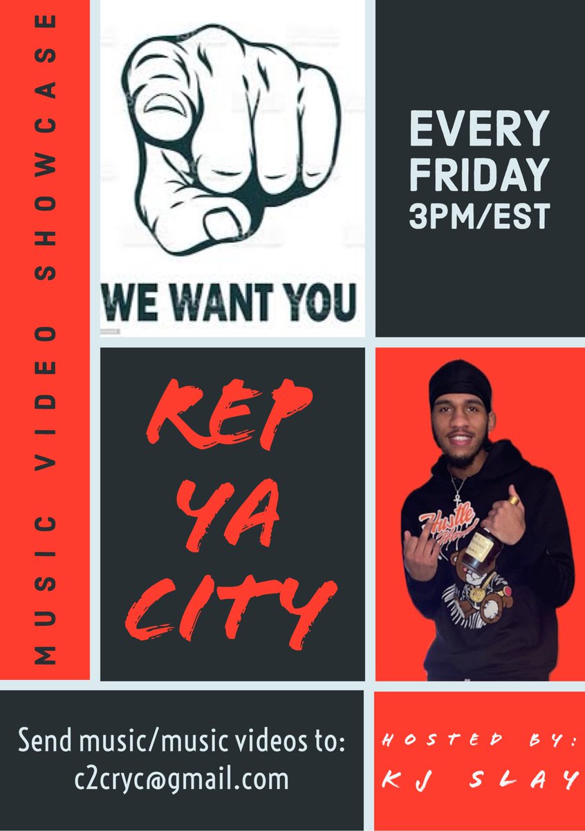 iamjackiemac's tweet photo. Tune in #today @3PM/EST to #RepYaCity w/host @KjSlay_ & @c2cindieradio. Artists can submit #music to c2cryc@gmail.com. Call 315-925-7262 to join the #live #podcast. #HappeningNow https://t.co/dlAwOFnfRx