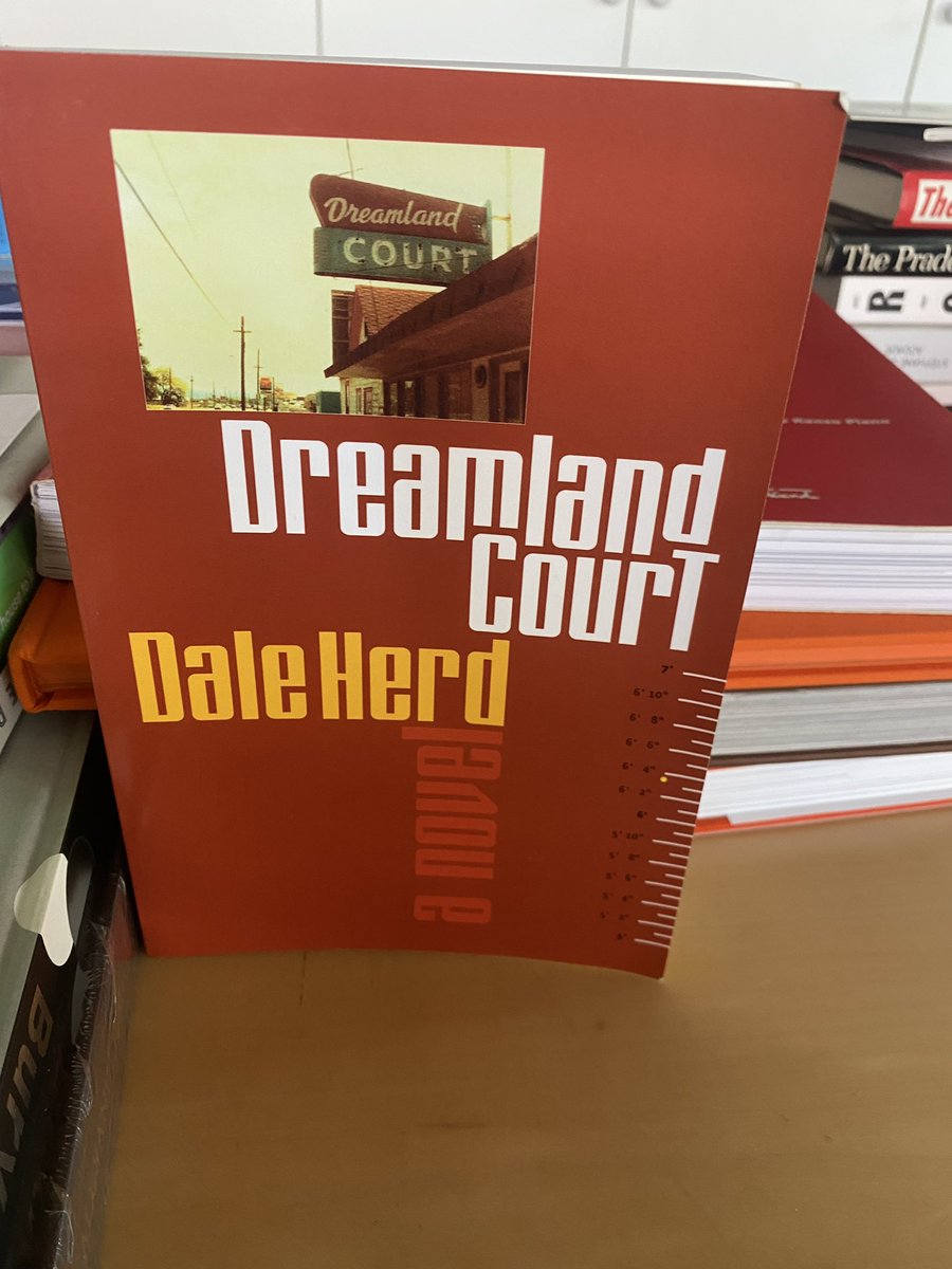 MElias52's tweet photo. Every once in a while a book comes along that enters the line-up of the 'great American novel'. Dreamland Court is one. Dale Herd writes America with the intensity of a hundred Twains/Hemingways/Baldwins &amp; Algrens. His prose is so artfully written that it is poetry. #fridayreads https://t.co/G5u8wCWEPF