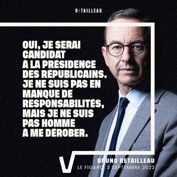Tous mes encouragements à cette candidature d’un homme de terrain qui a fait ses preuves avec intégrité et fidélité aux valeurs françaises. La véritable refondation passera par des mesures de conviction pour redonner de la dignité et l’espérance dans l’avenir.
