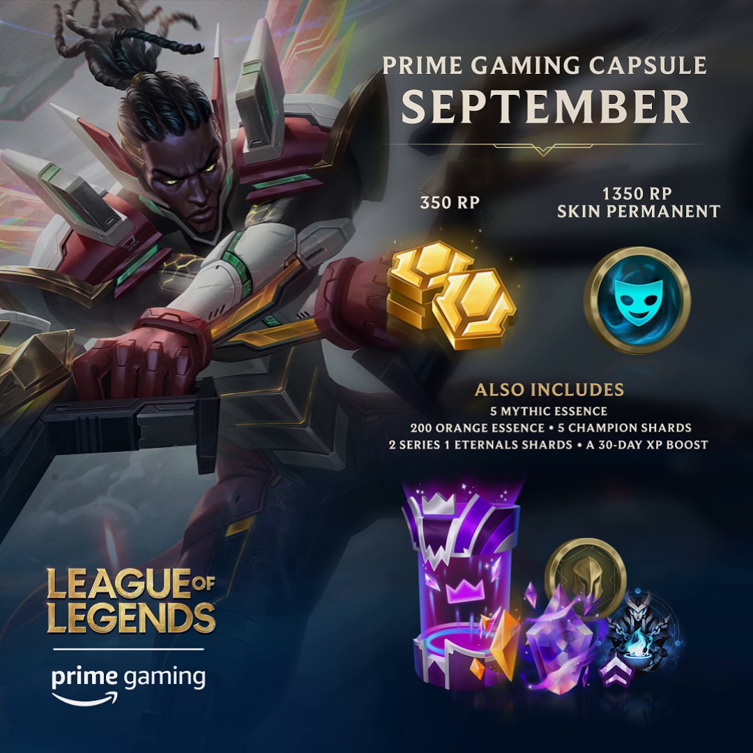 League of Legends - Prime Gaming Capsule Account