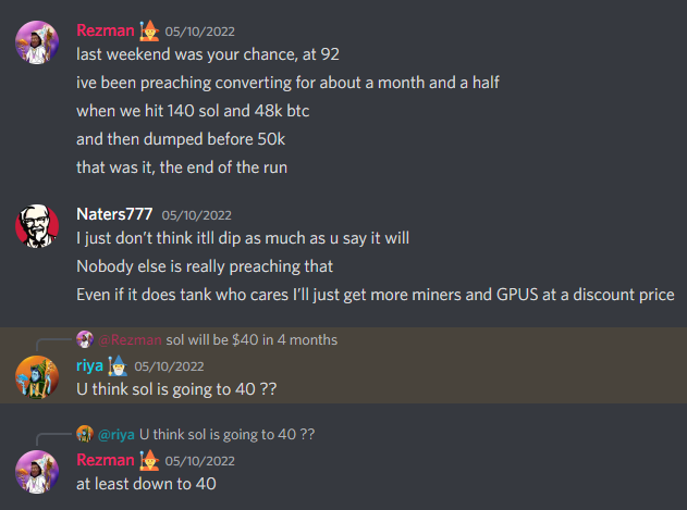 Rezman5's tweet image. Alpha hunter for @ApexPredatorART and teacher @SolanaPainInc , always taking a critical but thought out approach for investing. Been in crypto since 2018, love doing TA for tokens and analysis on NFT projects as well. Former CM for @desolateNFT and always trying to help others!