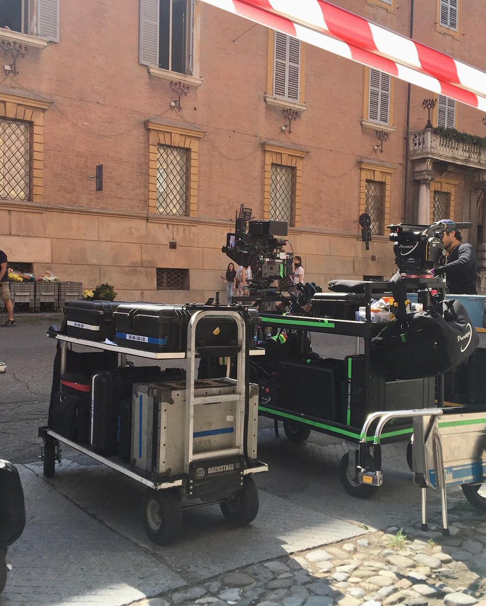 GeorginaDriver's tweet photo. Enzo Ferreri film set 
#set #enzoferrari #film #modenacentro #ferrarimovie 
📸frasidiana https://t.co/h21o7dAUAG