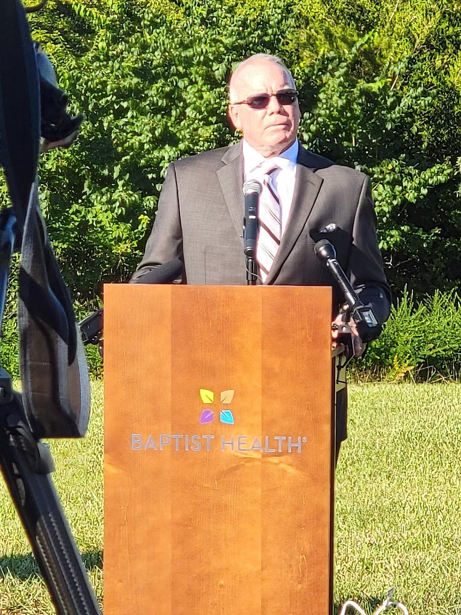 OldhamReserveSL's tweet photo. We enjoyed hearing Mayor Black speak about the growth at Baptist Health La Grange!  We are so fortunate to have such wonderful care right in our own backyard.  Looking forward to a long partnership with Baptist Health!  #shorttermrehab #longtermcare #almosthome https://t.co/T07yRiPkd1