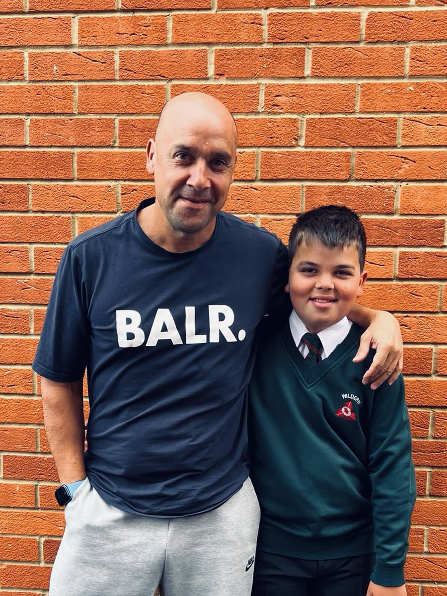 me and my boy on his first day at big school.. #wheredoesthetimego
