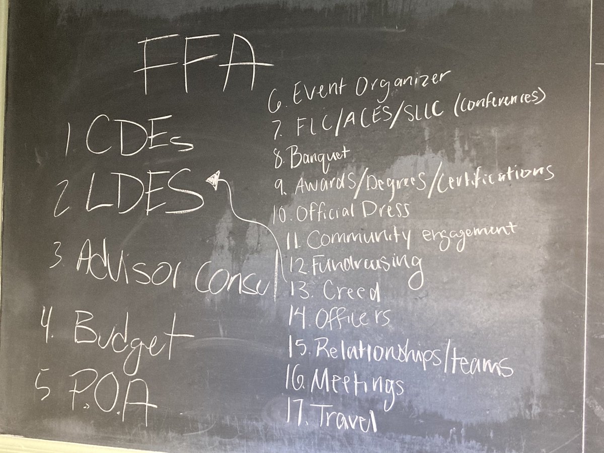 Week 2 of 15: What are all the things involved with running an agriculture program that enforces and embraces the three circle model? Check it out! ⬇️ #FFA #SAE #ClassroomInstruction #AgEdu #PSUaged23
